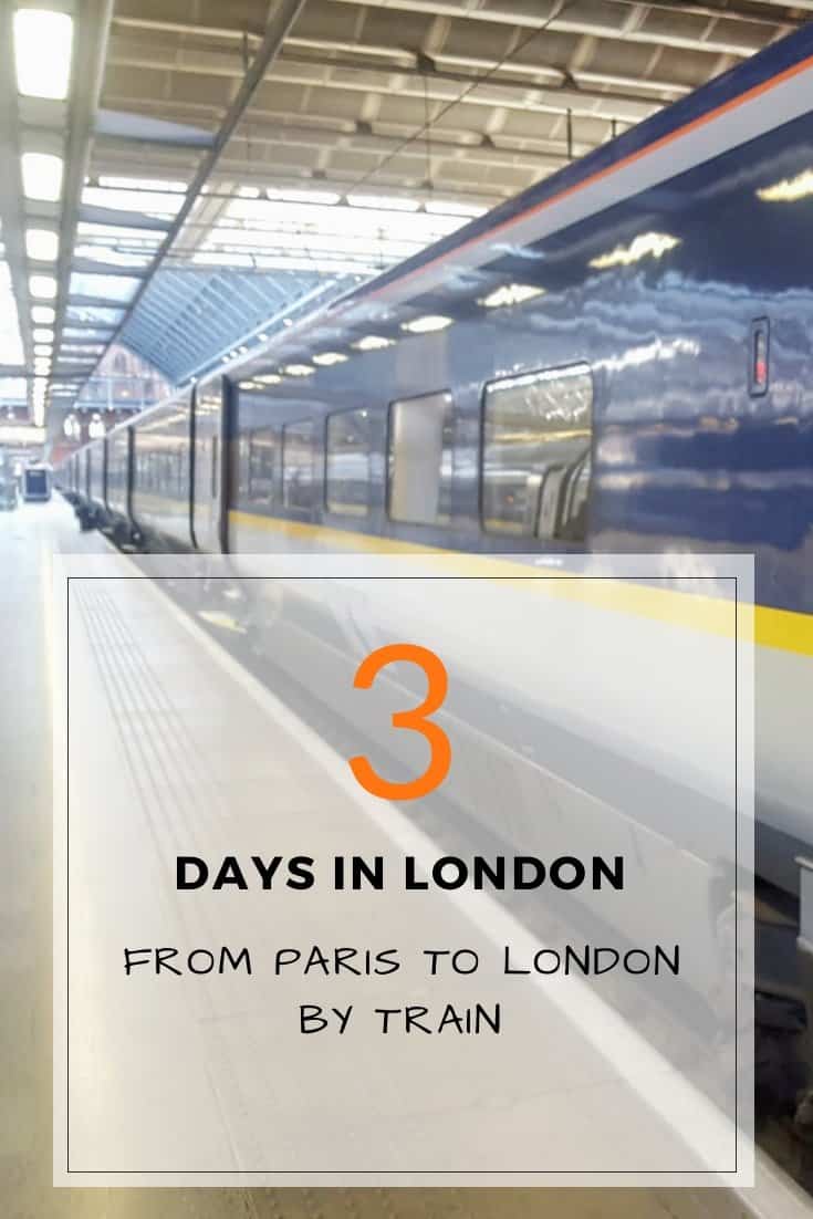 3 Days Paris to London by Train - pin it